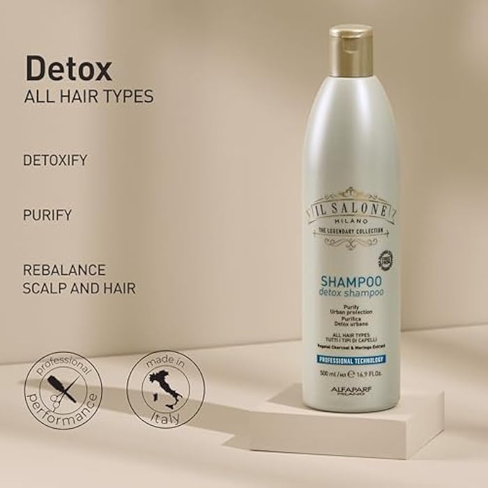 Il Salone Milano detox Shampoo For all Hair types 500 ml - Image 3
